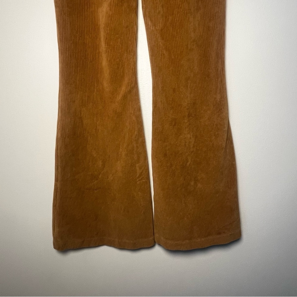 Aerie Tan Corduroy Flare Pants Textured Size XS - Picture 6 of 9
